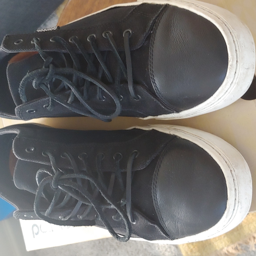 Pointer Seeker Canvas, Leather & Canvas. Jet Black Pristine